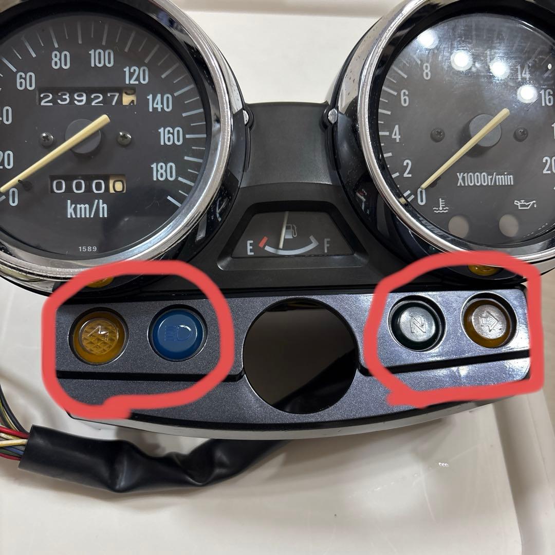 カワサキバリオス2型純正スピードタジケーター