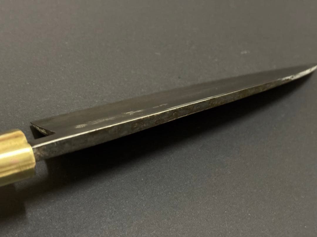 正本 出刃 黒打ち 155mm