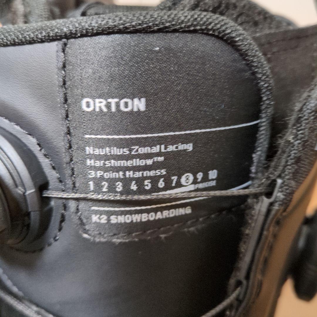 K2 orton (28.5) Black vibramソール