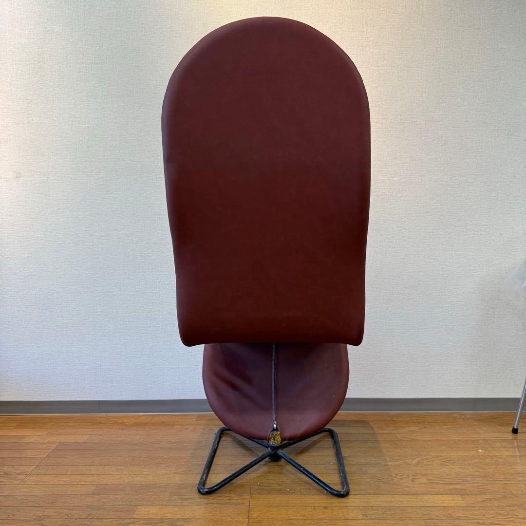 【ヴェルナー・パントン・システム1-2-3】ハイバックラウンジチェア　レンガ色