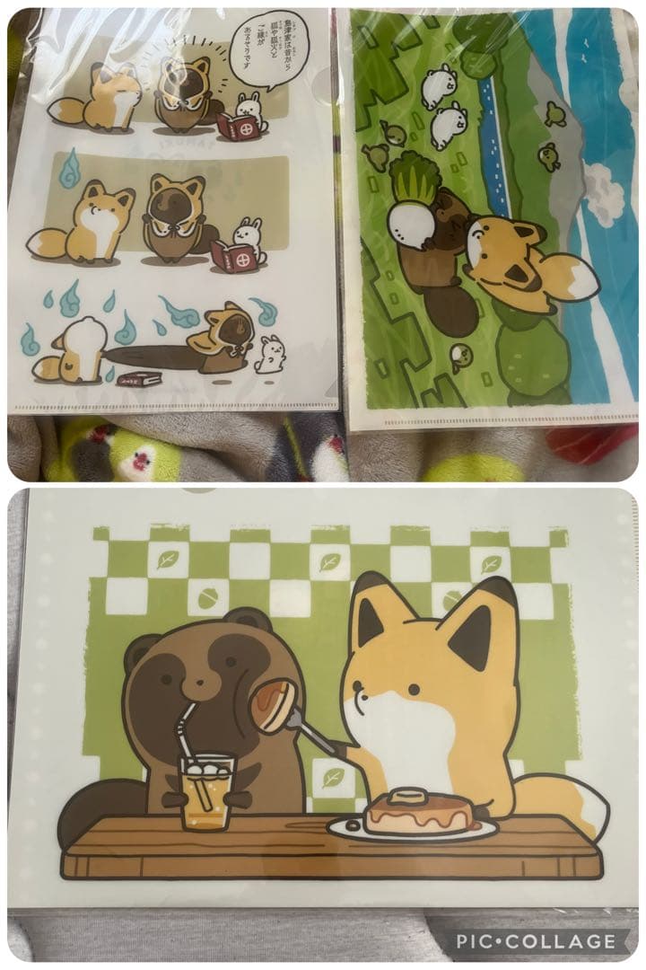 タヌキとキツネセット売り⑥