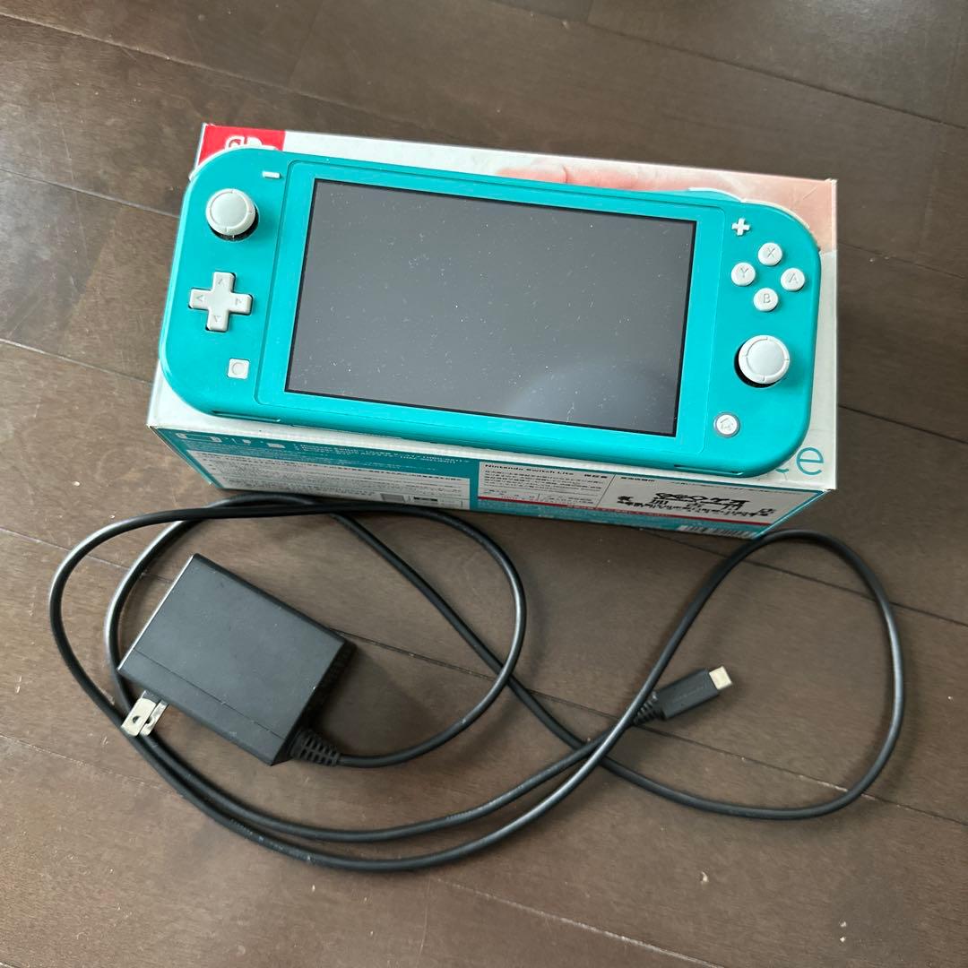 ニンテンドースイッチライト　ターコイズ　中古