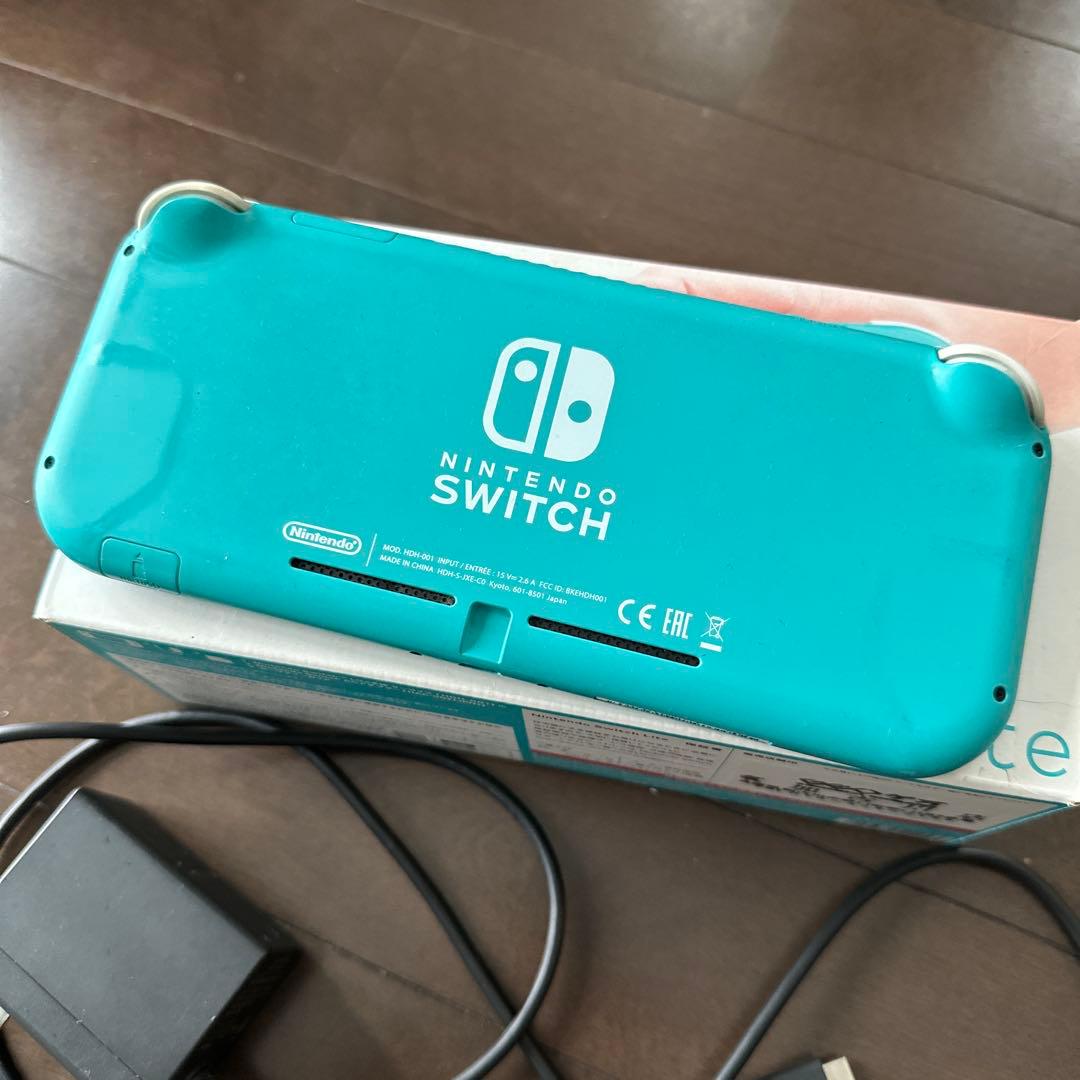 ニンテンドースイッチライト　ターコイズ　中古