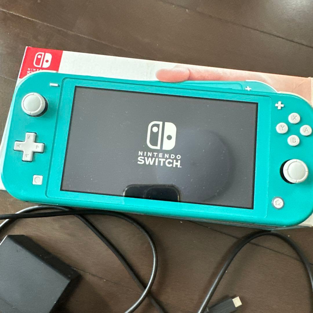 ニンテンドースイッチライト　ターコイズ　中古