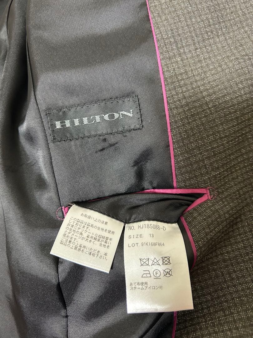 HILTON ヒルトン レディース パンツスーツ セットアップ 13号 青山