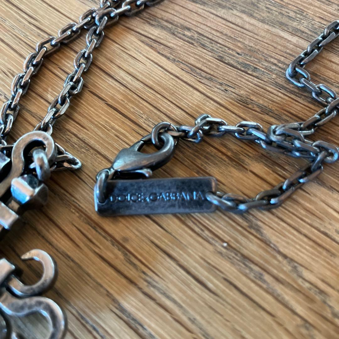 ドルチェ＆ガッバーナ　DOLCE＆GABBANA　ロザリオ　ネックレス　クロス