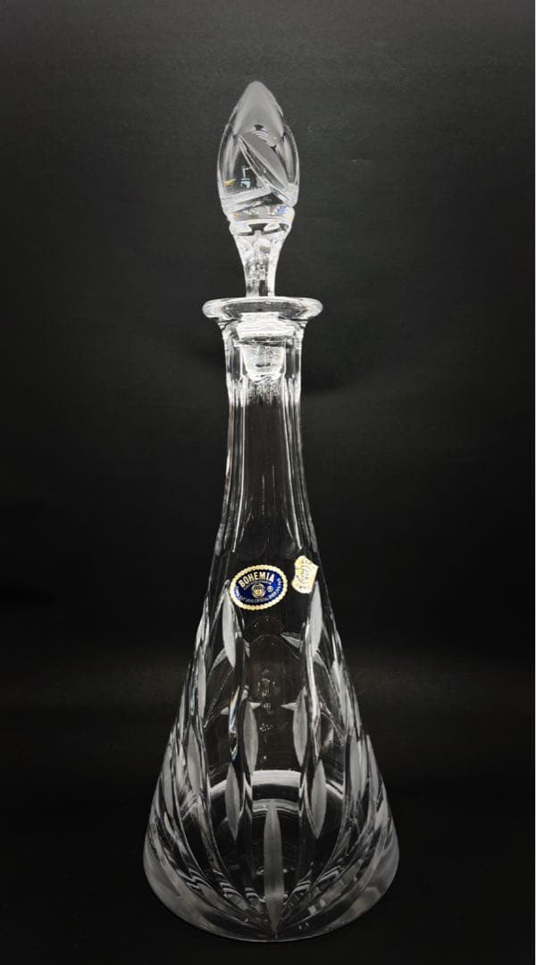 高級品Bohemia Crystal ボヘミア クリスタル デキャンタ1860g