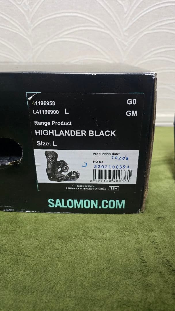 Salomon Highlander Black ビンディング Lサイズ