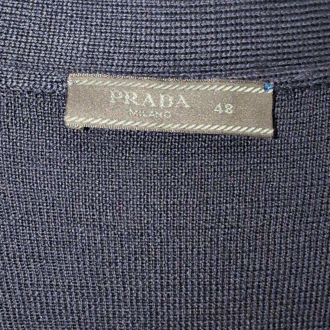 ✨極美品 PRADA プラダ ネイビー カーディガン 48 M〜Lサイズ 未使用