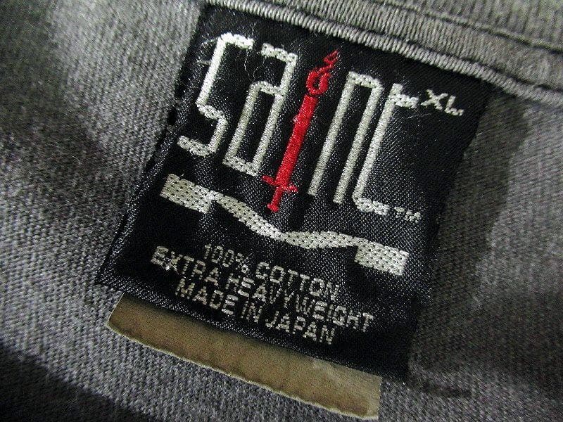 XL 美品 23SS セントマイケル UNKNOWN 加工 プリント Tシャツ