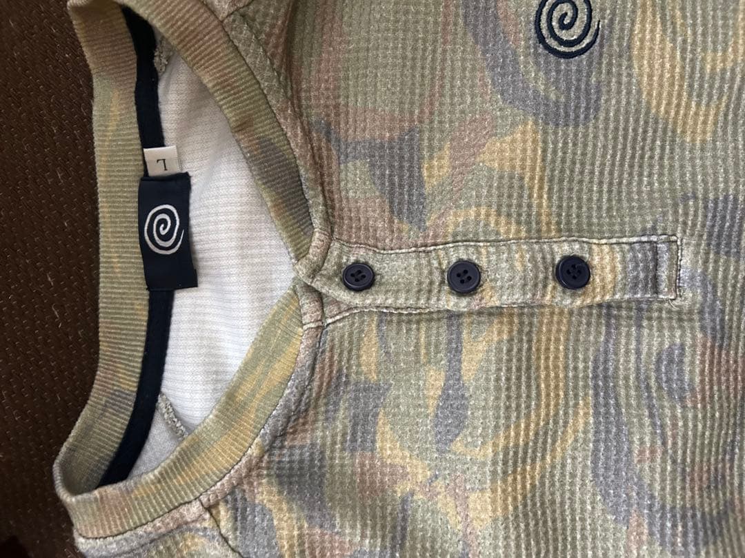 Soonerorlater sol Waffle L/S Tee 迷彩 サーマル