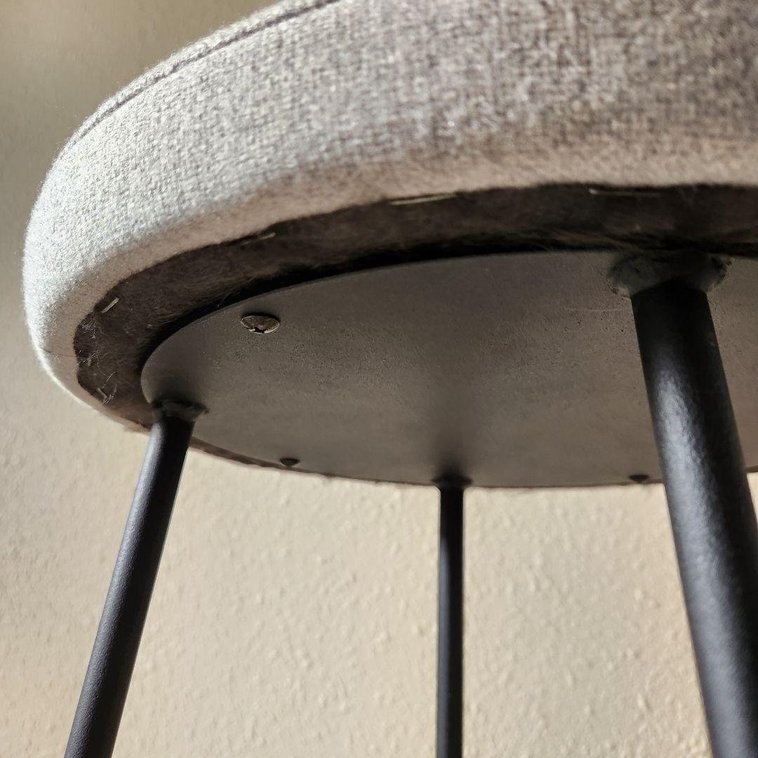 ピアスツール420　丸スツール　スツール　アイアンスツール　アイアン家具