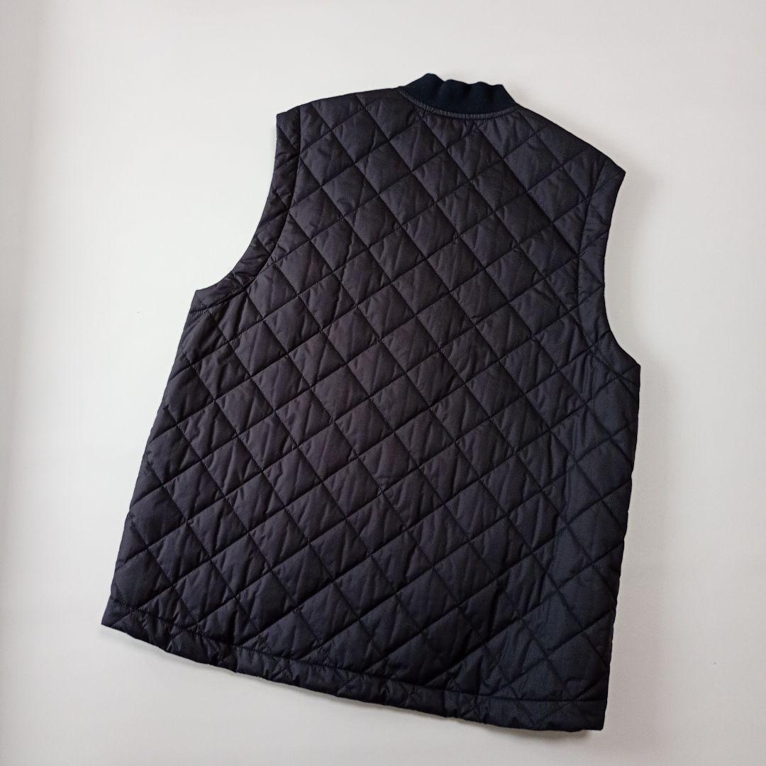 prit フリーサイズ キルティングベストノースリーブベスト ブラック 日本製