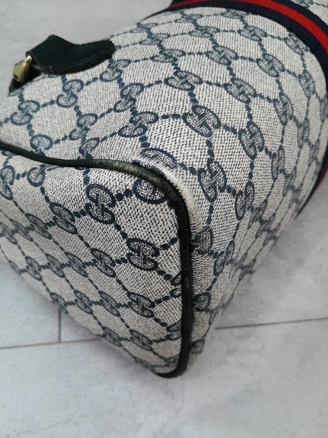 OLD GUCCI オールドグッチ シェリーライン GG柄 ミニボストンバッグ