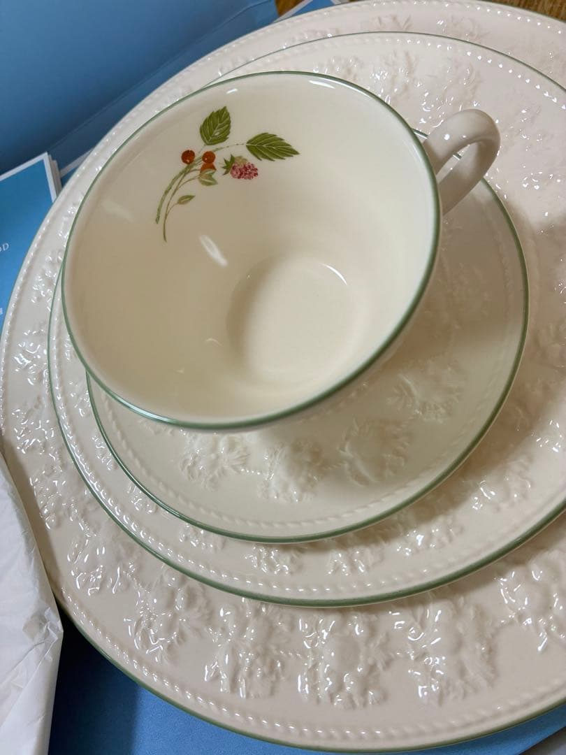 【新品未使用】 フェスティビティラズベリー ディナープレート