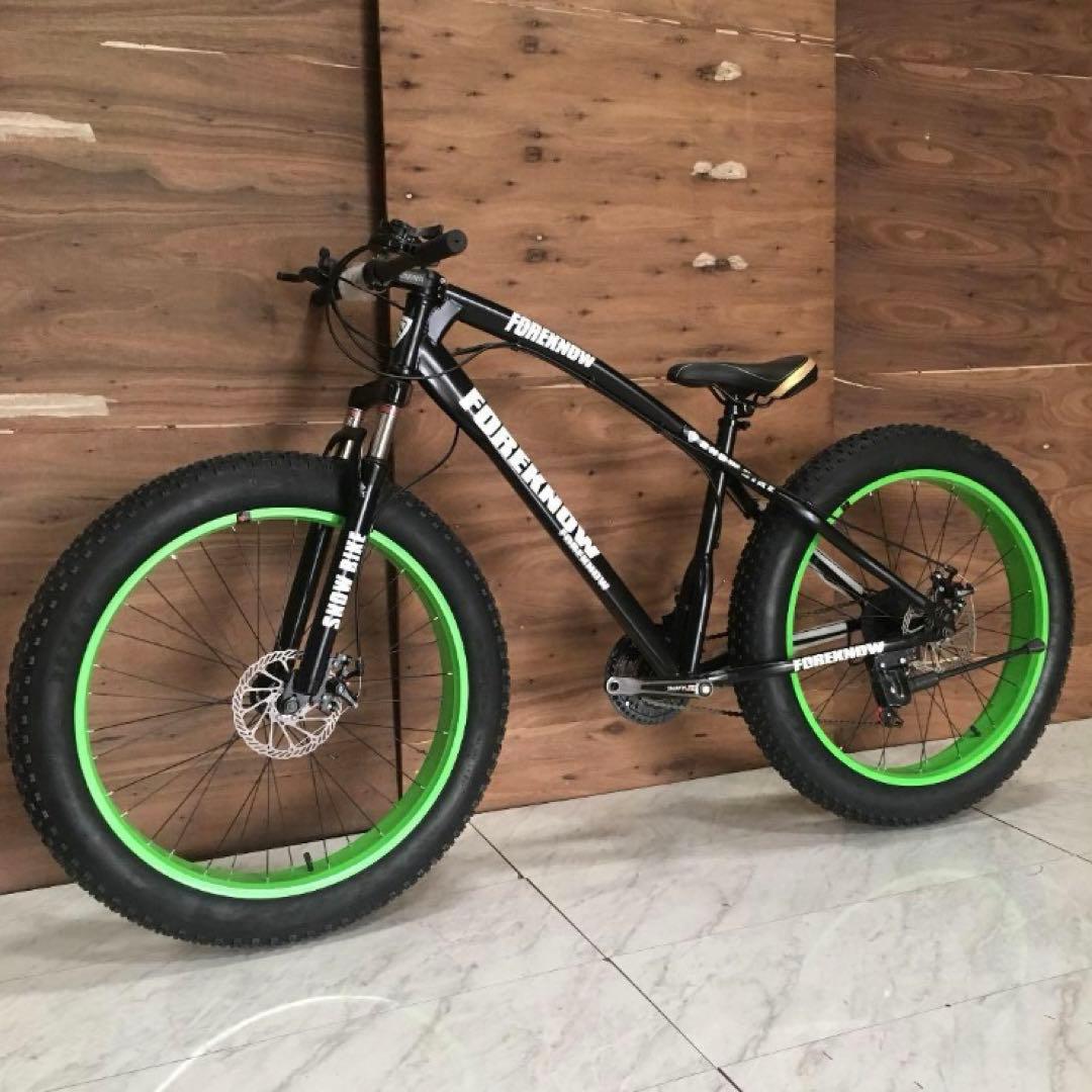 新品　ファットバイク　マウンテンバイク　自転車　BMX ビーチクルーザー