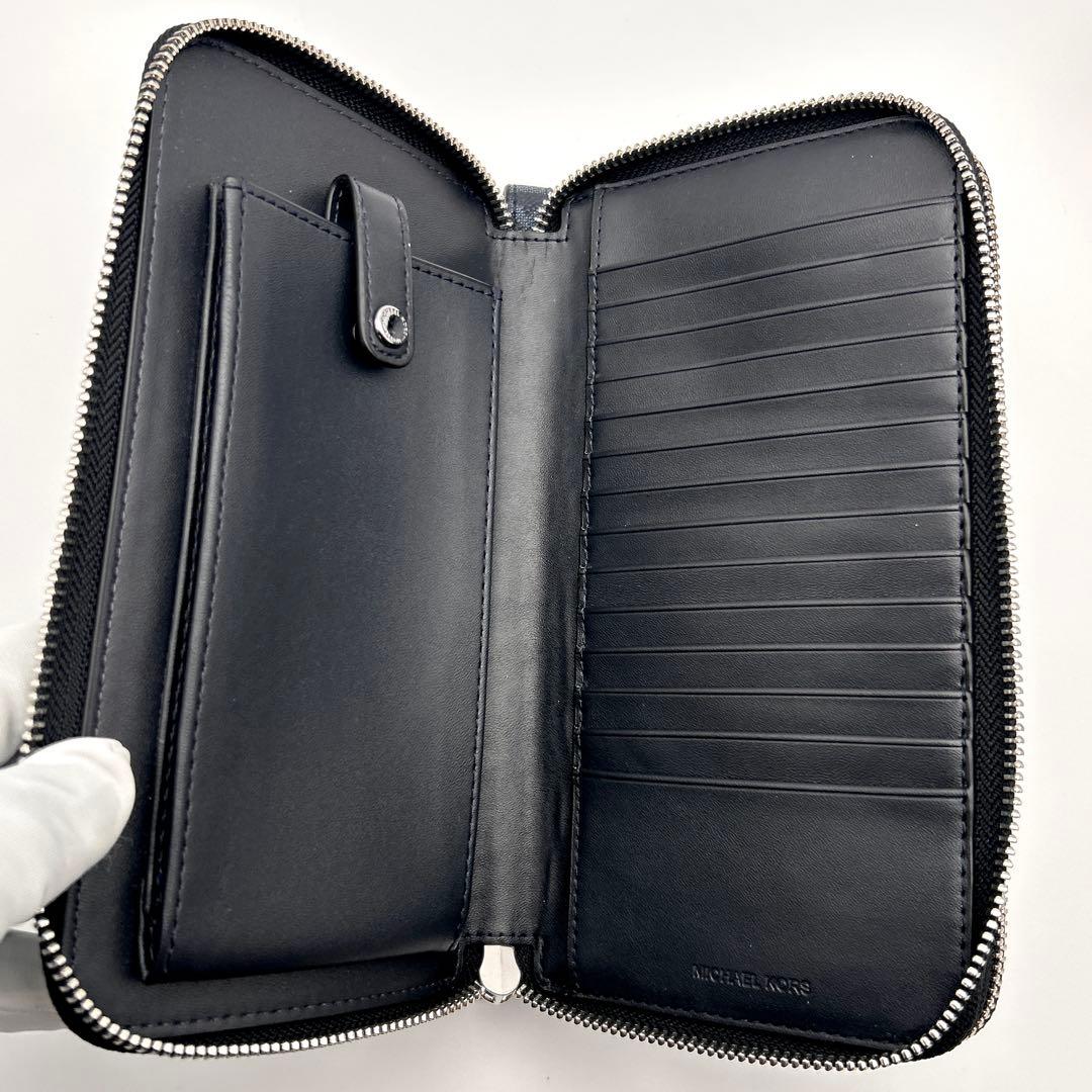 マイケルコース 長財布 ダブルジップ トラベル オーガナイザー 高級【希少性大】