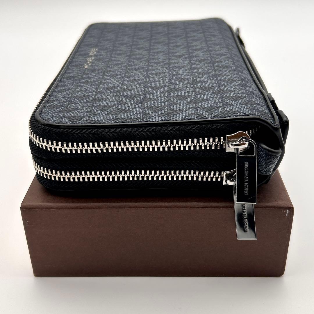 マイケルコース 長財布 ダブルジップ トラベル オーガナイザー 高級【希少性大】