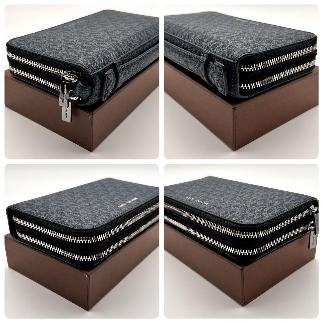 マイケルコース 長財布 ダブルジップ トラベル オーガナイザー 高級【希少性大】