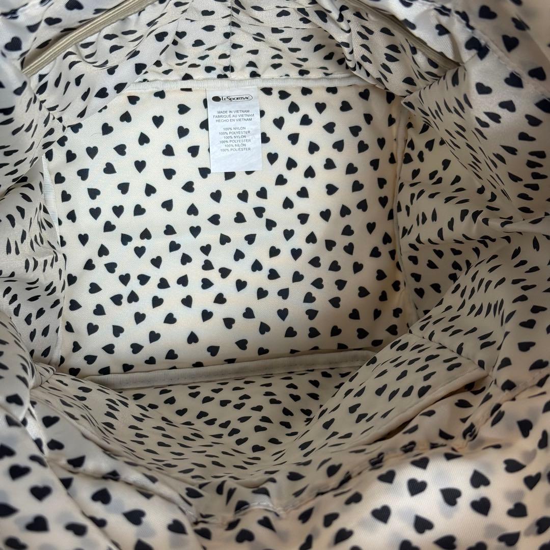 LeSportsac 50周年記念 神崎惠コラボ トートバッグ メレンゲホワイト