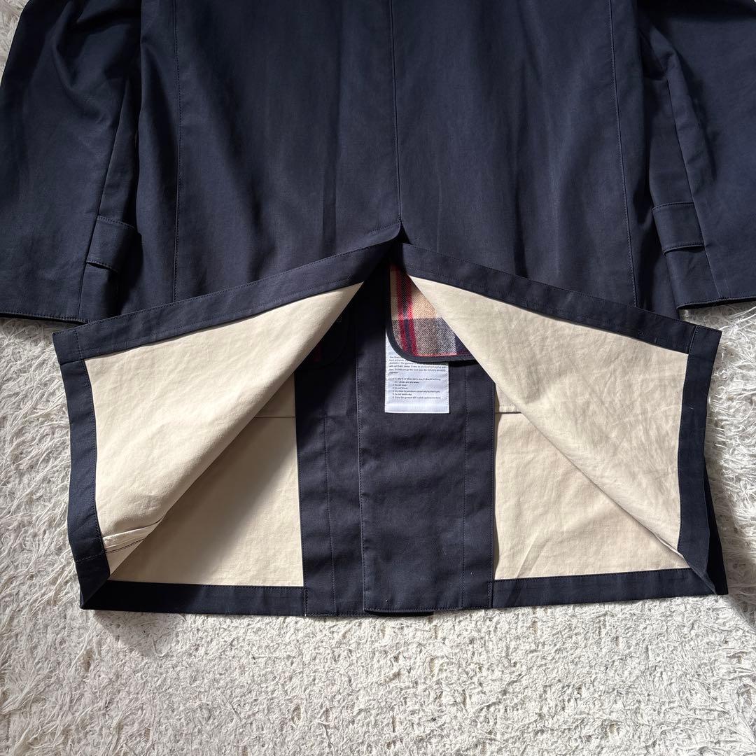 超人気☆【マッキントッシュフィロソフィー】ハウスチェック　ライナー　紺　38