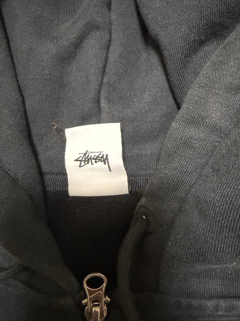 Nike stussy ジップアップパーカー ブラック