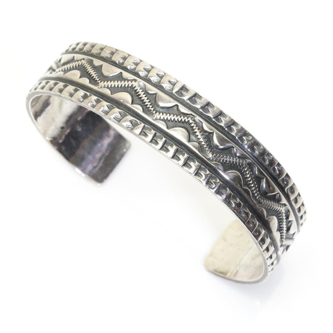 サンシャインリーブス ビームス スタンプワーク バングル 幅1.4cm