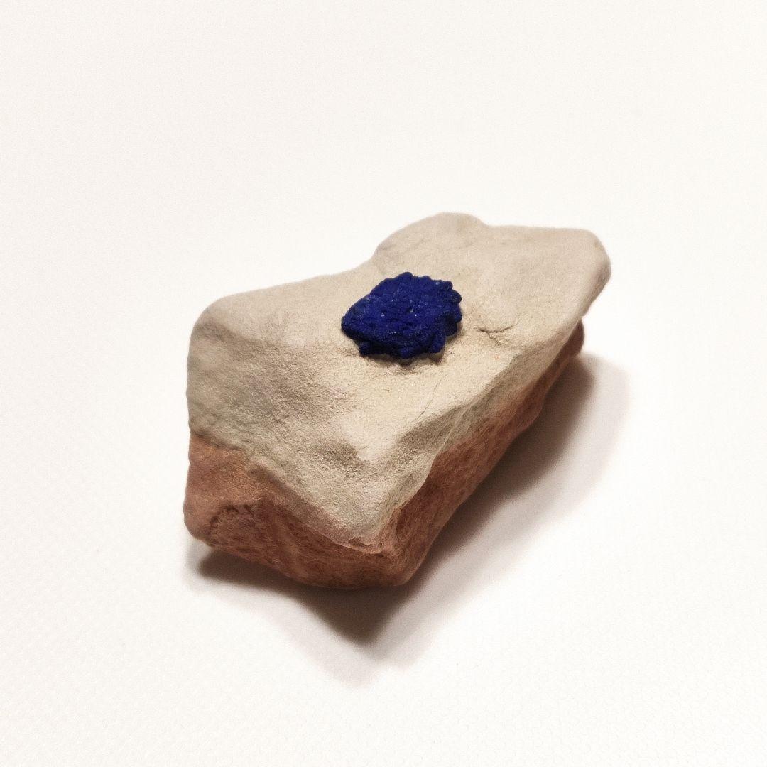 希少！　パワーストーン　原石　アジュライトサン　藍銅鉱　20g　No.522