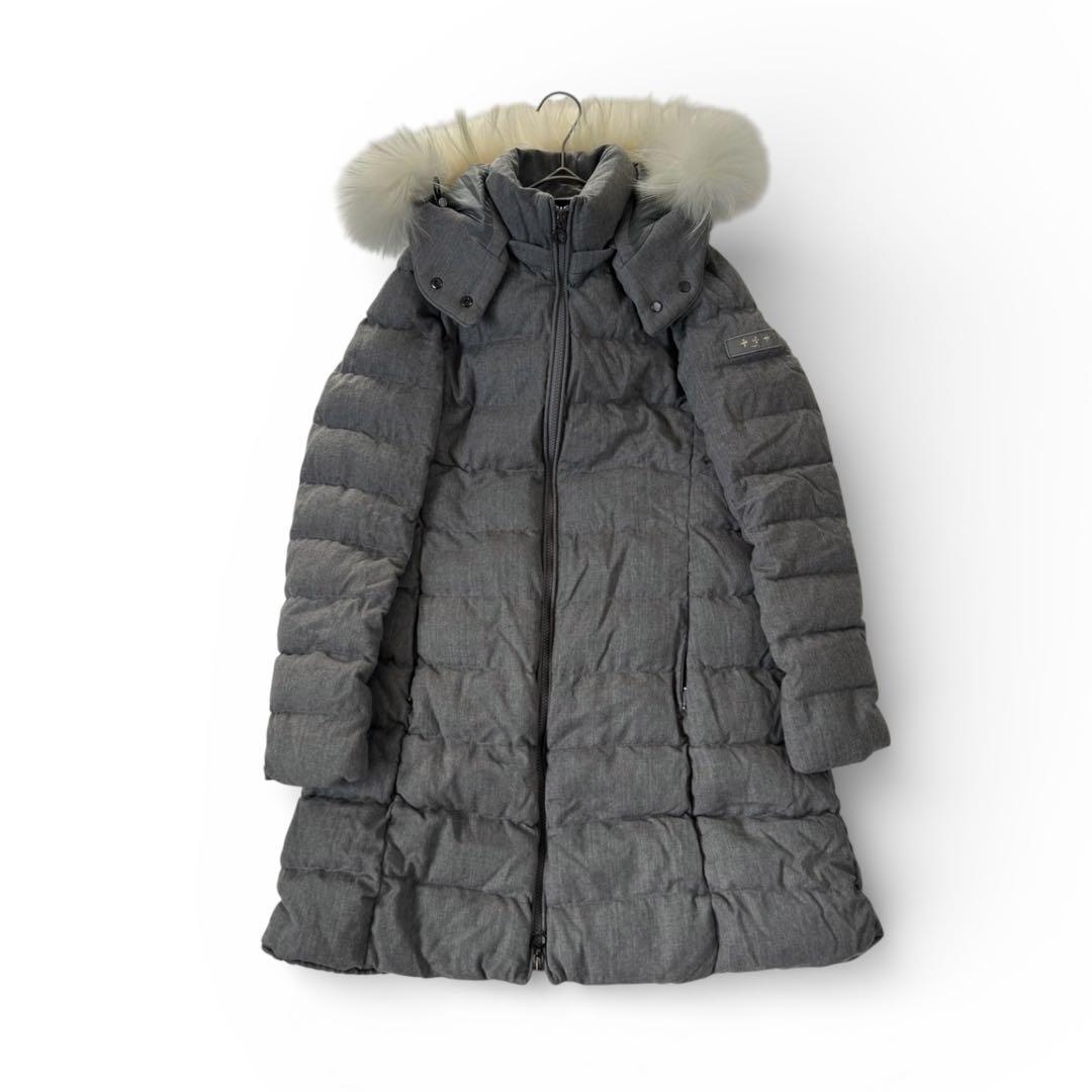 極美品 タトラス ラビアナ ラヴィアナ ウール ダウンジャケット グレー M