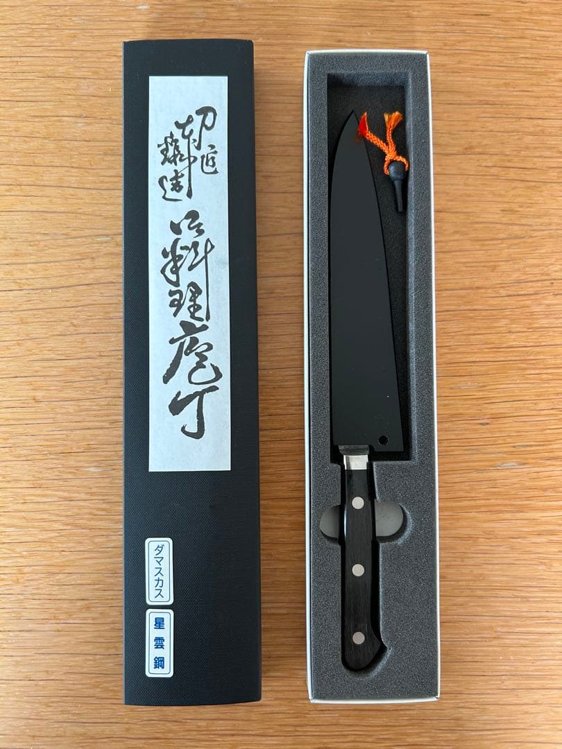 未使用 星雲鋼 ダマスカス ペティ150mm