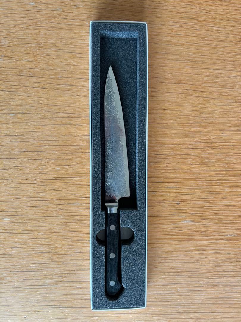 未使用 星雲鋼 ダマスカス ペティ150mm