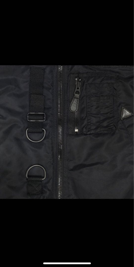 ワイパーインク カスタム MA-1 フライトジャケット ミリタリー ボンバー 黒