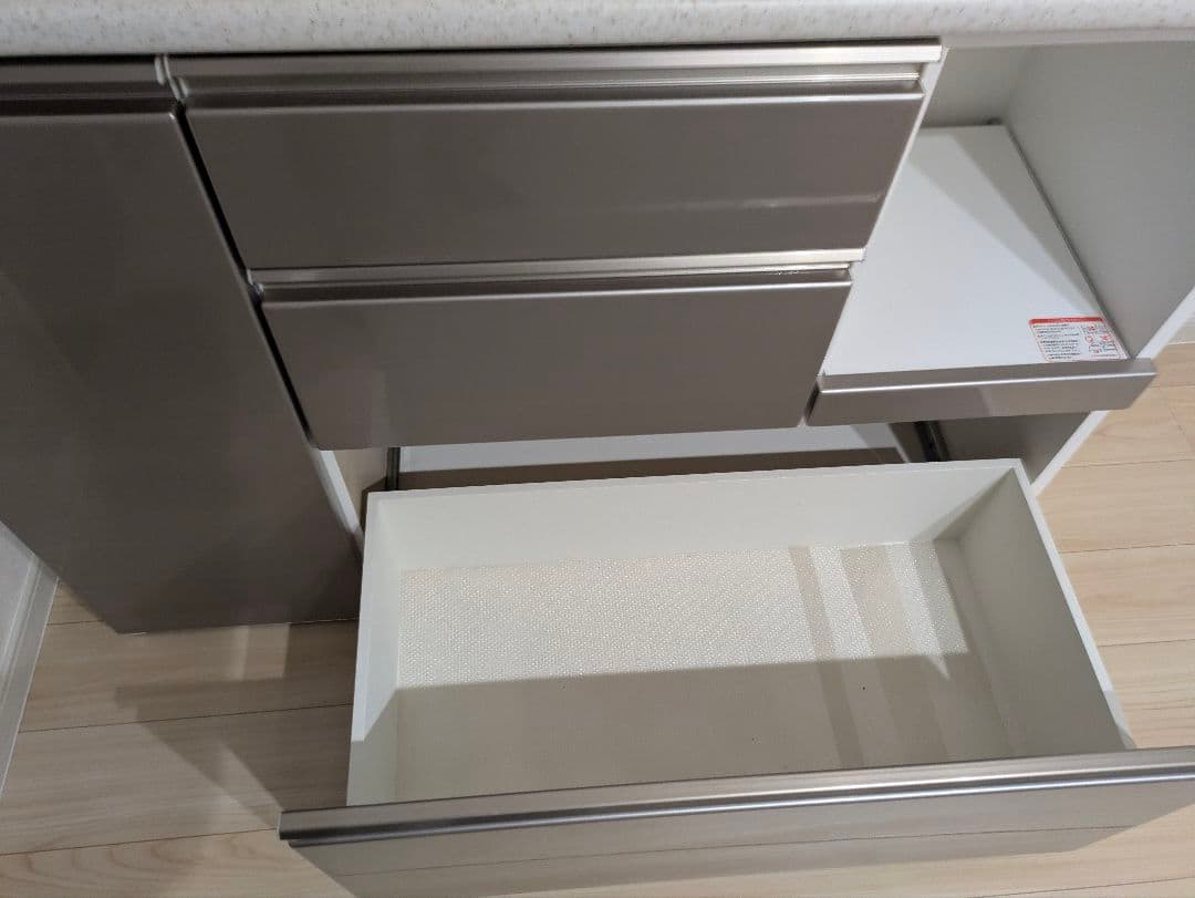 ニトリ キッチンカウンター 120cm(アルミナ2 120CT SI)