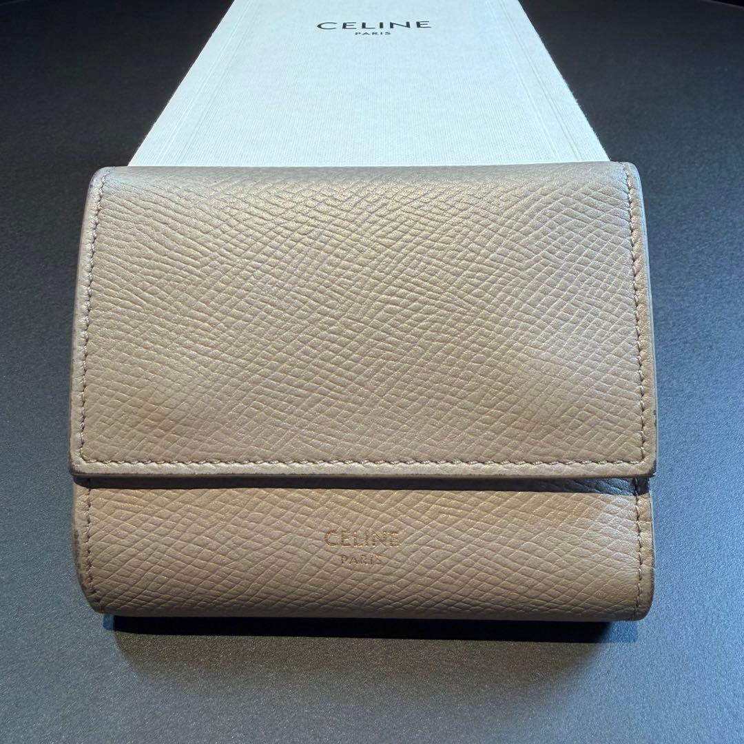 CELINE セリーヌ 三つ折り財布 スモールトリフォールドウォレット