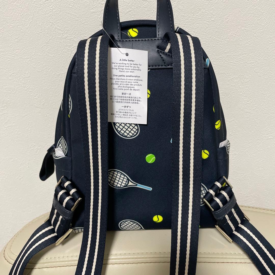 ケイトスペード　テニス柄リュック