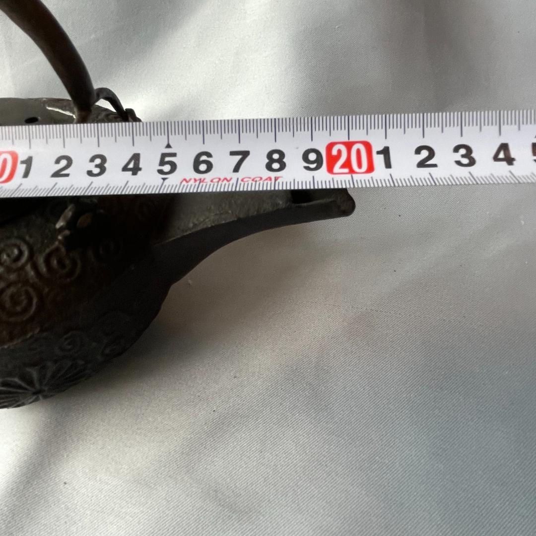 骨董品です！鉄器 鉄瓶 菊十六紋 K2484