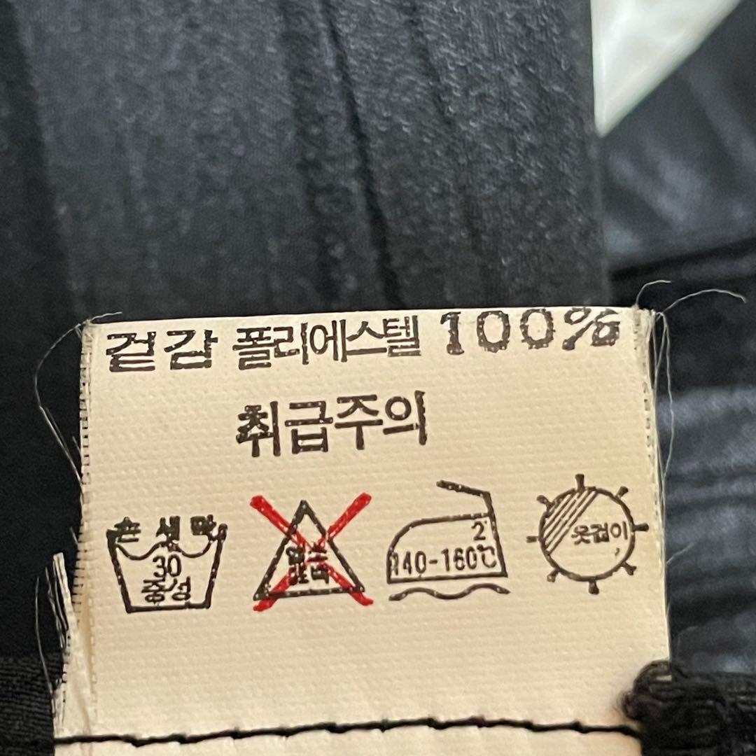 総ジャバラ プリーツ ショールカラー コート マキシ丈 大きいサイズ 黒