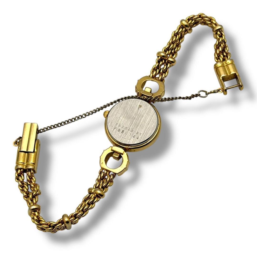 稼働 テクノス 腕時計 レディース クォーツ P8B0144 ラインストーン