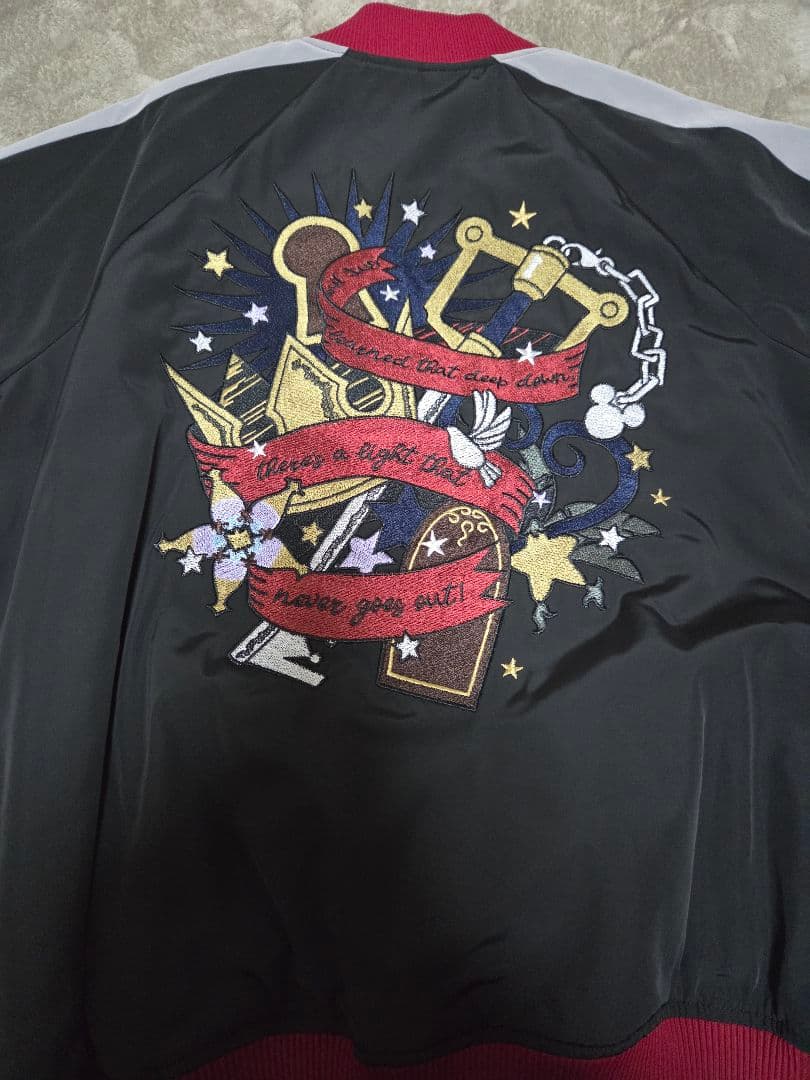 キングダムハーツ スカジャン 刺繍デザイン L相当