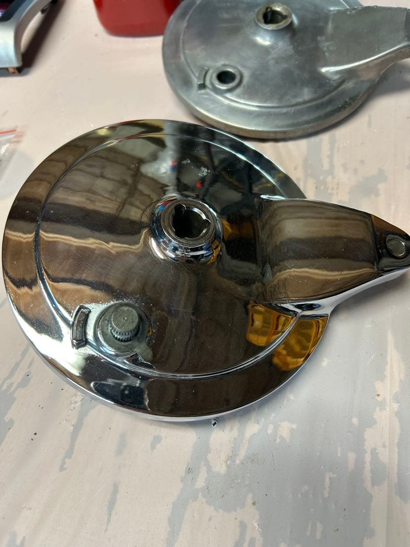 XJ400メッキドラムパネル