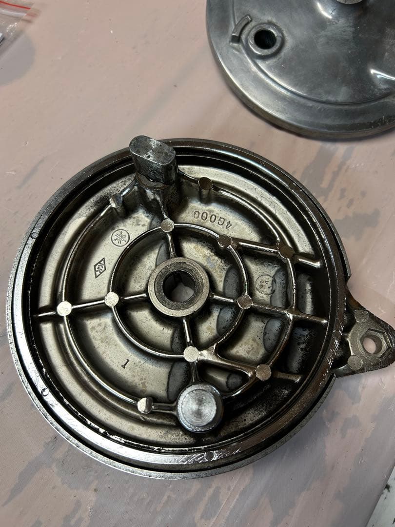 XJ400メッキドラムパネル