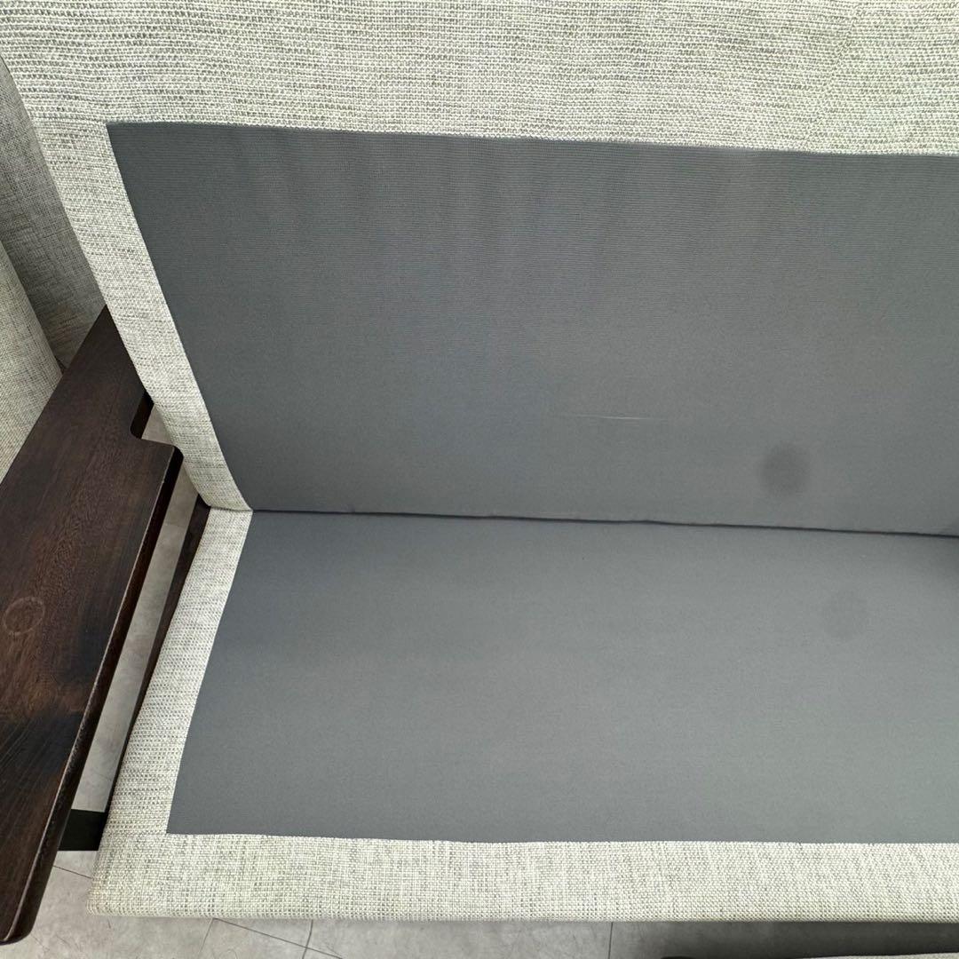 カリモク ディレトーレ 3人掛けソファ オットマン付