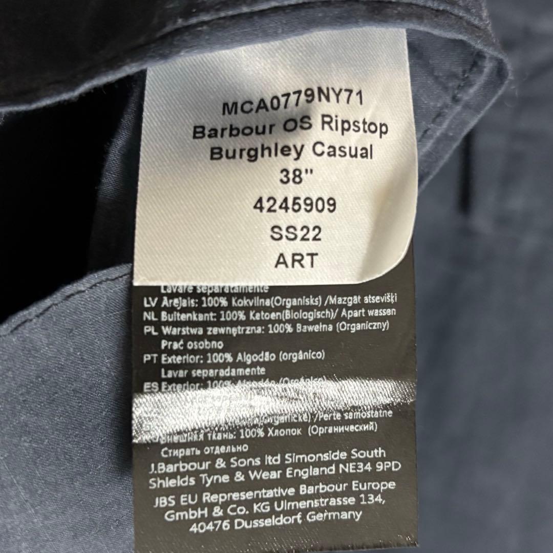 【aaa】新品タグ付きbarbour Burghley 38