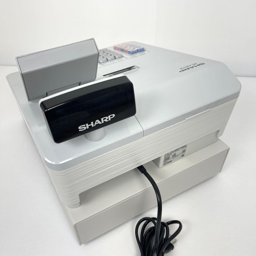 【超美品】SHARP XE-A207W レジスター（取扱説明書あり）