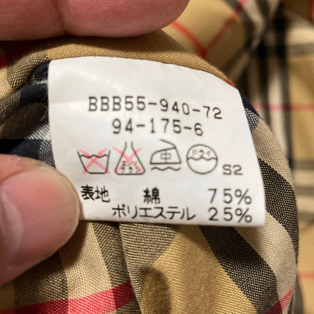 美品　バーバリー　Burberry コート　ライン付き