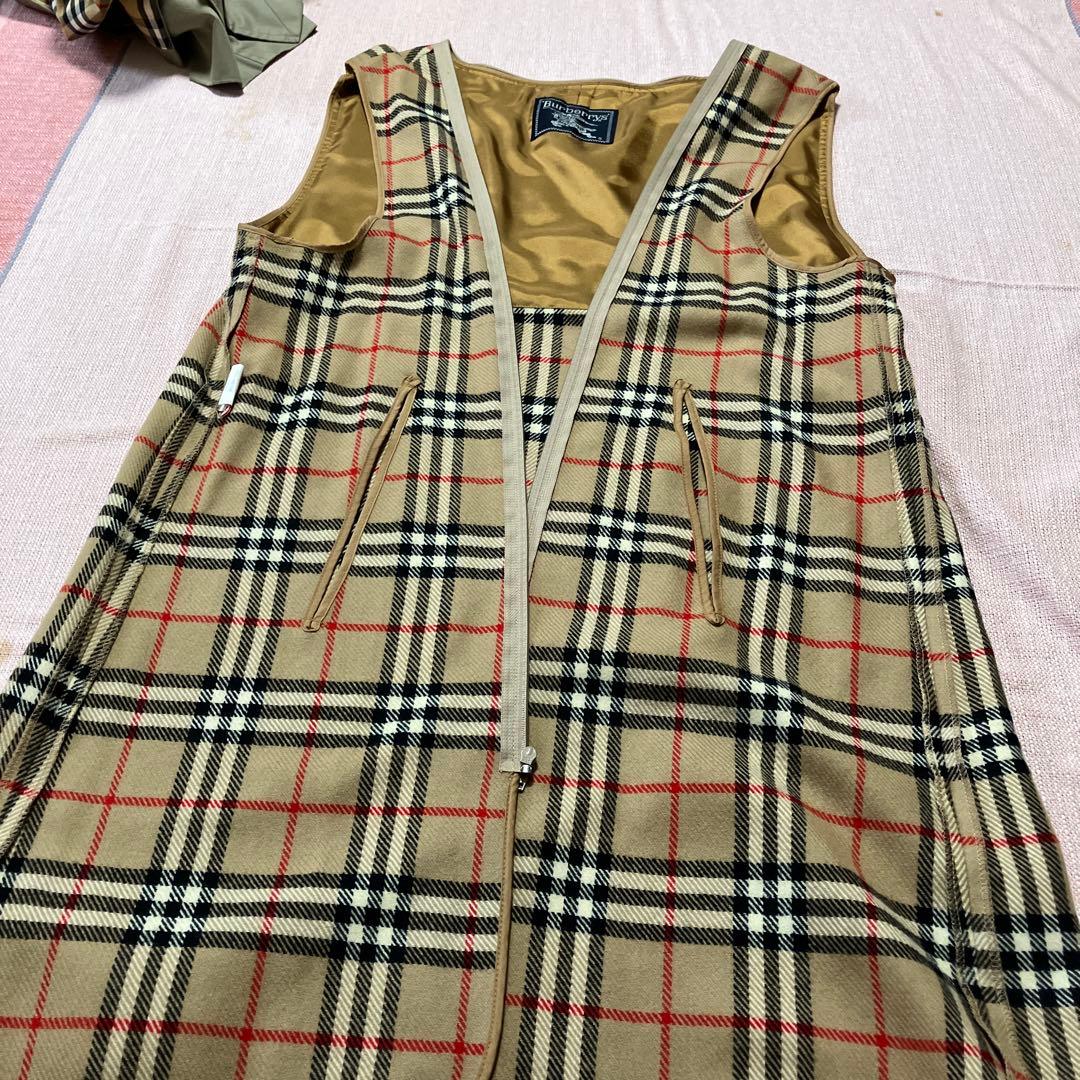 美品　バーバリー　Burberry コート　ライン付き