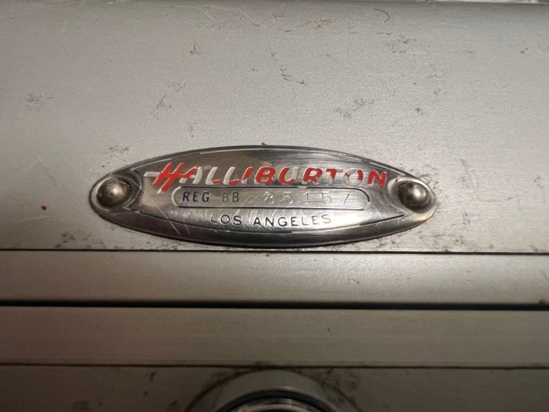 ビンテージ　1950年代　ハリバートン　赤ハリ