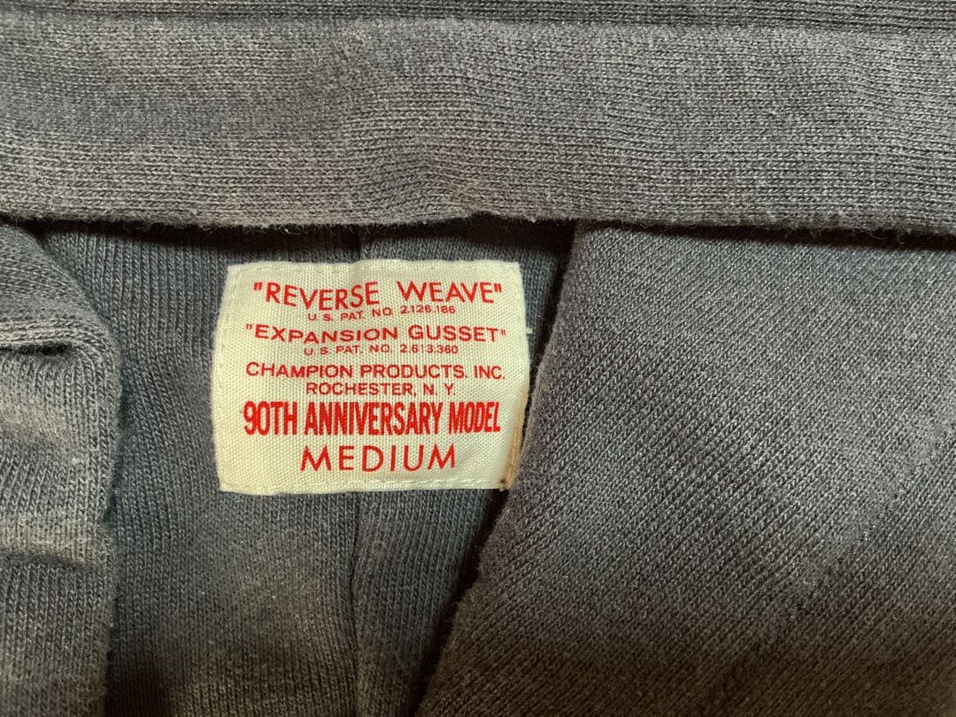 Champion チャンピオン リバースウィーブ 90TH スエットパーカー M