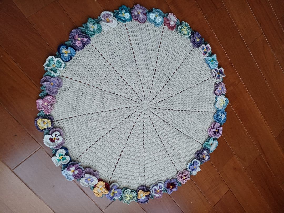 パンジーのブーケブランケット(参考商品)