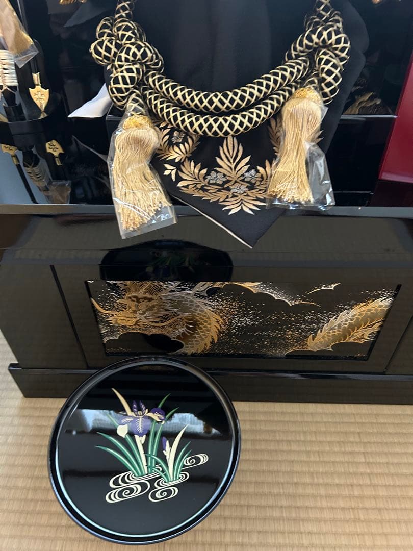 五月人形 平安清秀 翔 御着用兜